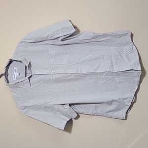 Old Navy Polka Dot Button Down Shirt